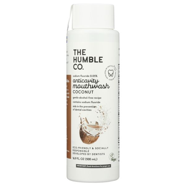 THE HUMBLE CO: Coconut Anticavity Mouthwash, 16.9 fo
