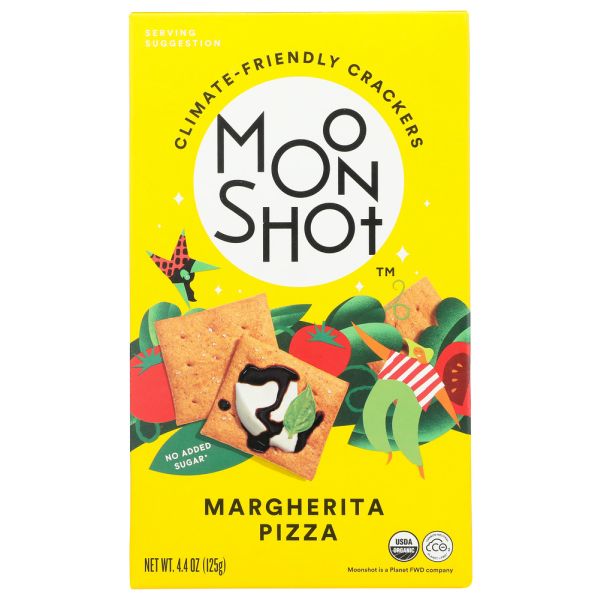 MOONSHOT: Margherita Pizza Crackers, 4.4 OZ