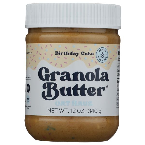 OAT HAUS: Birthday Cake Granola Butter, 12 oz