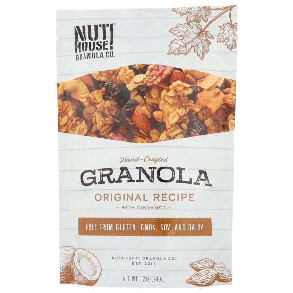 NUTHOUSE GRANOLA: Original Recipe Granola, 12 oz