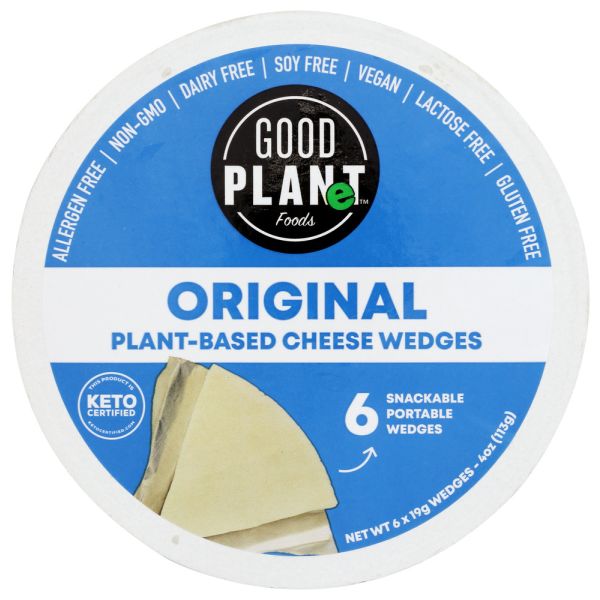GOOD PLANET FOODS: Cheese Original Pb Wdg, 4 oz
