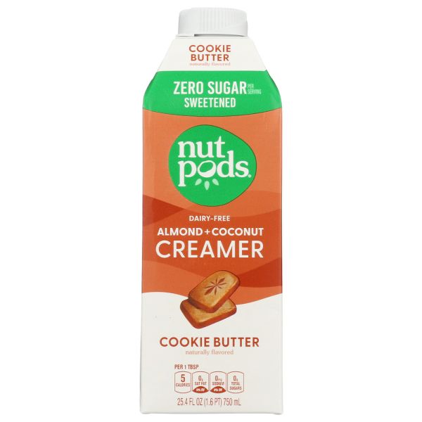 NUTPODS: Almond Coconut Creamer Cookie Butter, 25.4 fo
