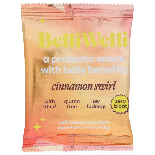 BELLIWELLI: Snackbar Cnnamon Swirl, 1.41 OZ