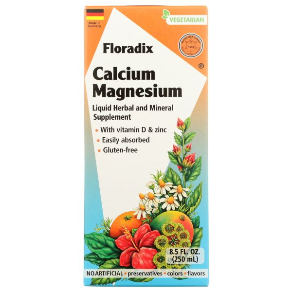 SALUS: Calcium and Magnesium Liquid Herbal and Mineral Supplement, 8.5 fo