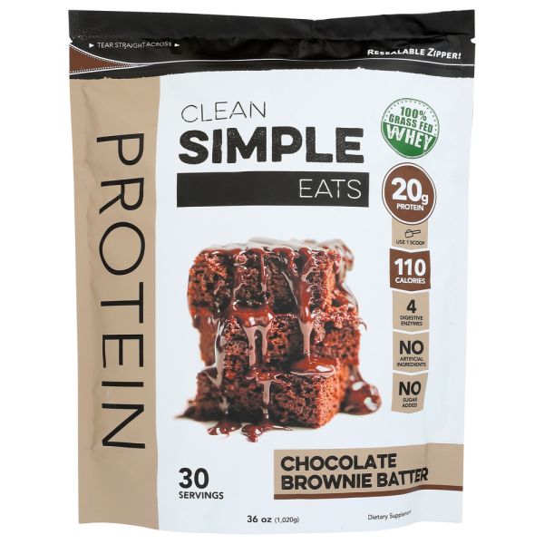 CLEAN SIMPLE EATS: Protein Powder Brownie, 36 oz