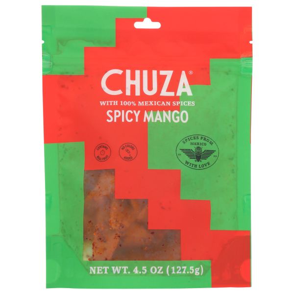 CHUZA: Spicy Dried Mango, 4.5 oz