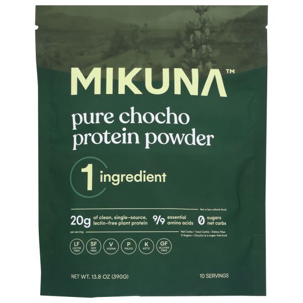 MIKUNA: Pure Chocho Superfood Protein, 13.8 oz
