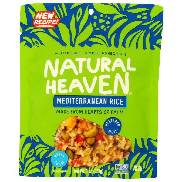NATURAL HEAVEN: Mediterranean Rice Hearts Of Palm, 9 oz