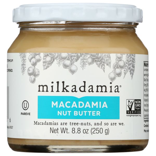 MILKADAMIA: Macadamia Nut Butter, 8.8 oz