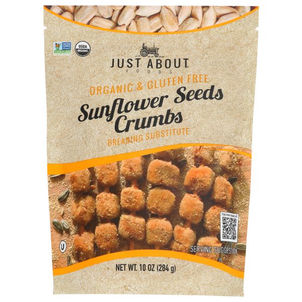 JUST ABOUT FOODS: Sunflower Crumbs, 10 oz