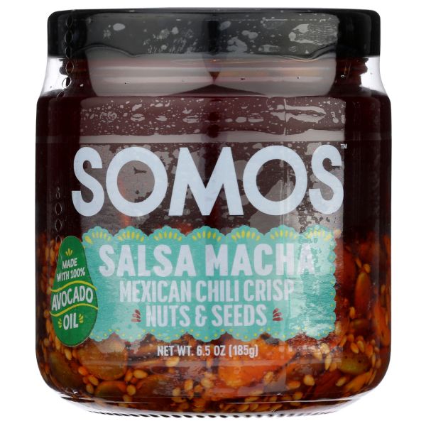 SOMOS: Salsa Macha W Nuts Seeds, 6.5 oz