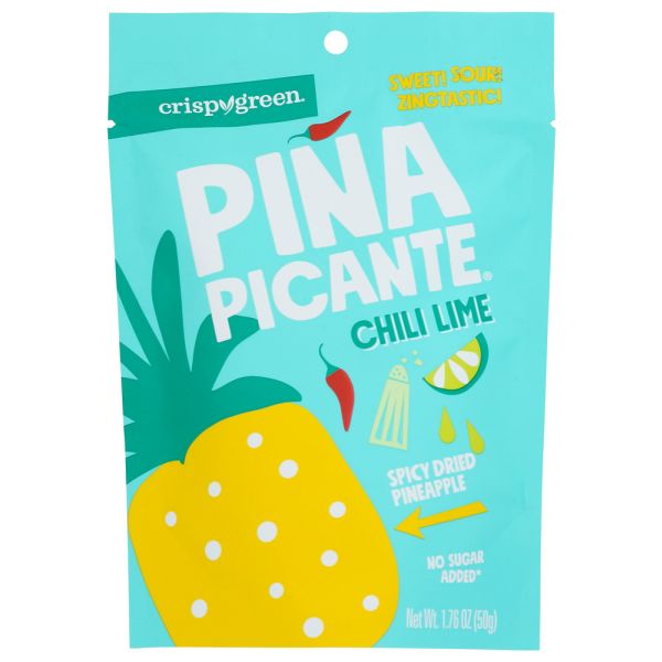 CRISPY GREEN: Lime Chili Pina Picante, 1.76 oz