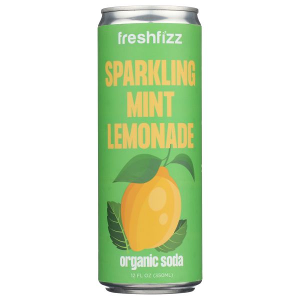 FRESH FIZZ: Sparkling Mint Lemonade, 12 fo