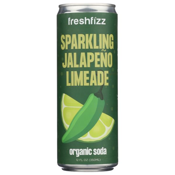 FRESH FIZZ: Sparkling Jalapeno Limeade, 12 fo
