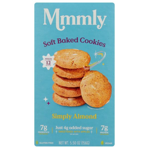 MMMLY: Simply Almond Soft Cookies, 5.5 oz