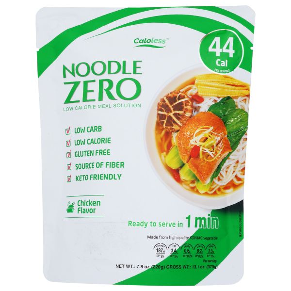 CALOLESS: Konjac Chicken Noodle Zero, 13.1 oz