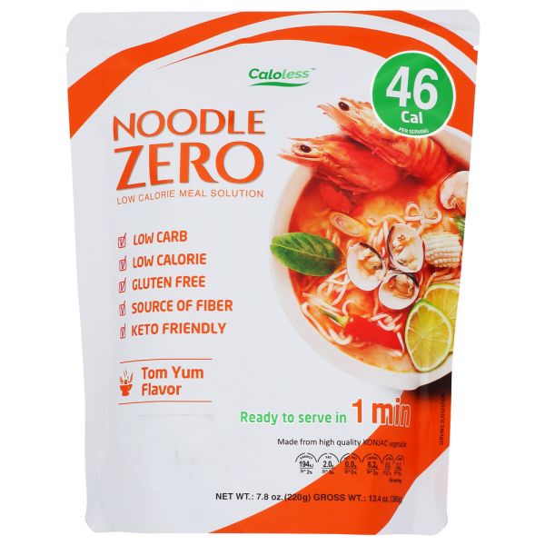 CALOLESS: Tom Yum Konjac Noodle Zero, 13.4 oz