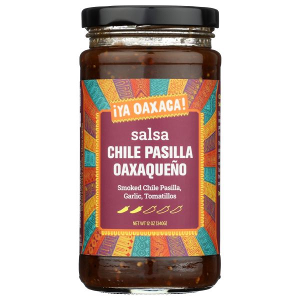 YA OAXACA: Chile Pasilla Oaxaqueño Salsa, 12 oz