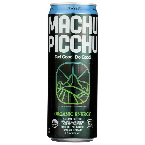 MACHU PICCHU: Classic Organic Energy Drink, 12 fo