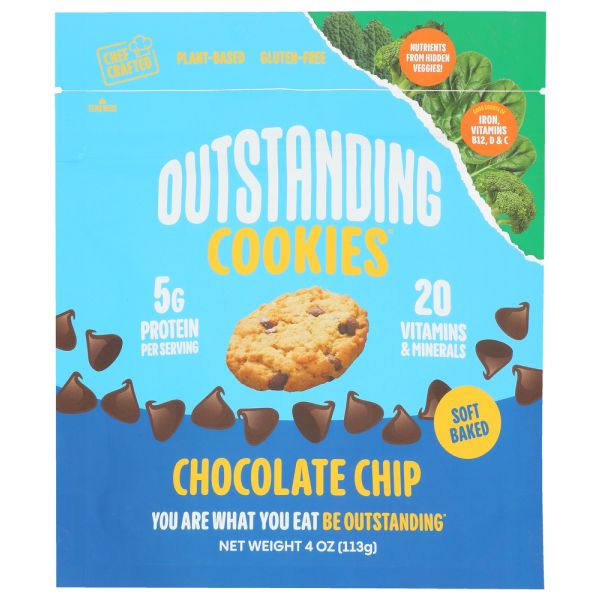 OUTSTANDING: Cookies Chocolate chip, 4oz