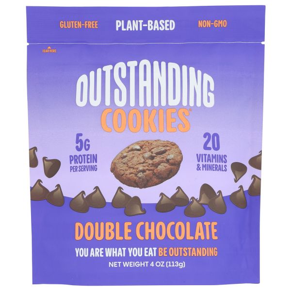 OUTSTANDING: Cookies Double Chocolate, 4oz