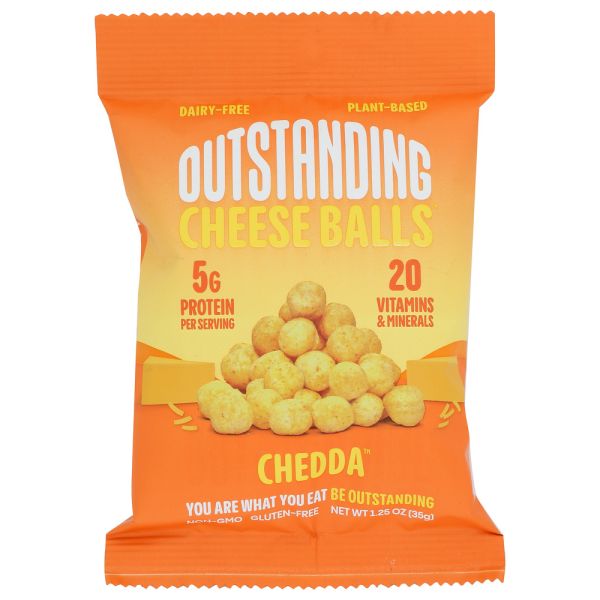 OUTSTANDING: Balls Cheese Cheddar, 1.25 OZ