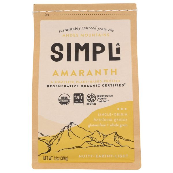 SIMPLI: Regenerative Organic Certified Amaranth, 12 oz