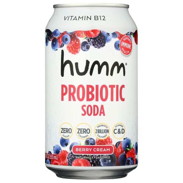 HUMM: Soda Probiotic Berry Crm, 12 FO