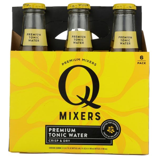 Q TONIC: Premium Tonic Water 6pack, 40.2 fo