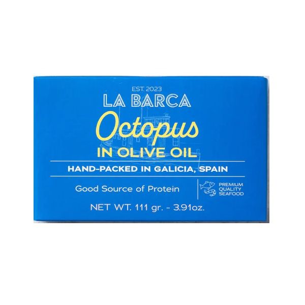 LA BARCA: Octopus in Olive Oil, 3.91 oz