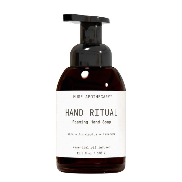 MUSE APOTHECARY: Hand Ritual Aloe Eucalyptus Lavender Foaming Hand Soap, 11.5 fo