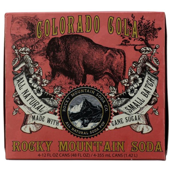 ROCKY MOUNTAIN SODA: Colorado Cola 4Pack, 48 fo