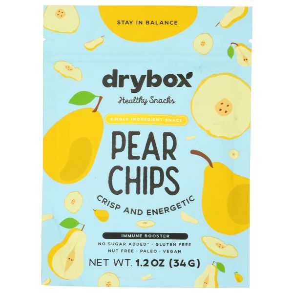 DRYBOX: Pear Chips, 1.2 oz
