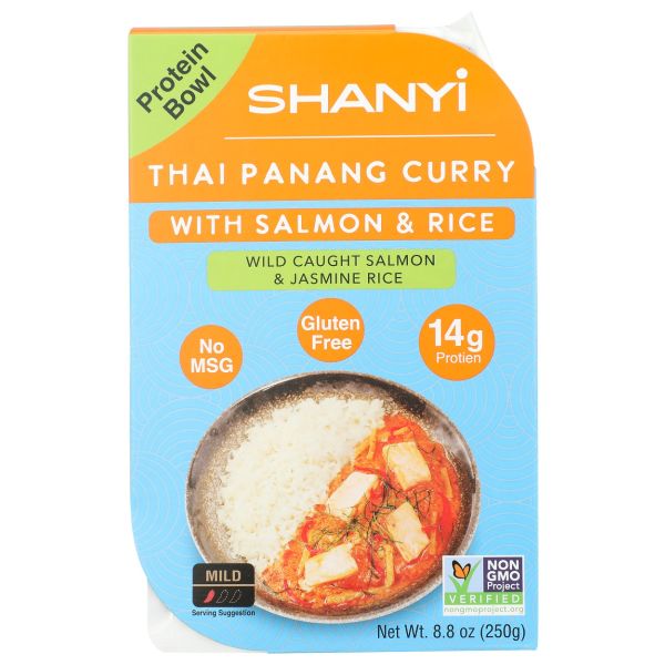 SHANYI: Thai Panang Curry with Salmon and Rice, 8.8 oz