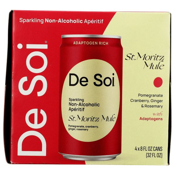 DE SOI: Non Alcoholic Aperitif St Moritz Mule 4 Cans, 32 fo