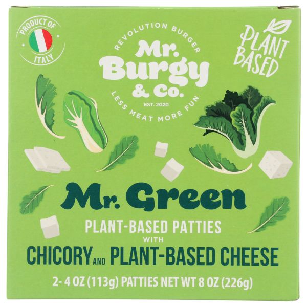 MR. BURGY & CO: Patties Chicory Plnt Bsd, 8 oz