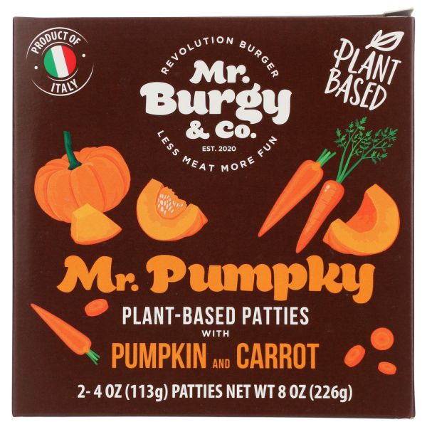 MR. BURGY & CO: Patties Pumpkin Carrots, 8 oz