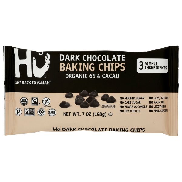 HU: Dark Chocolate Baking Chips, 7 oz