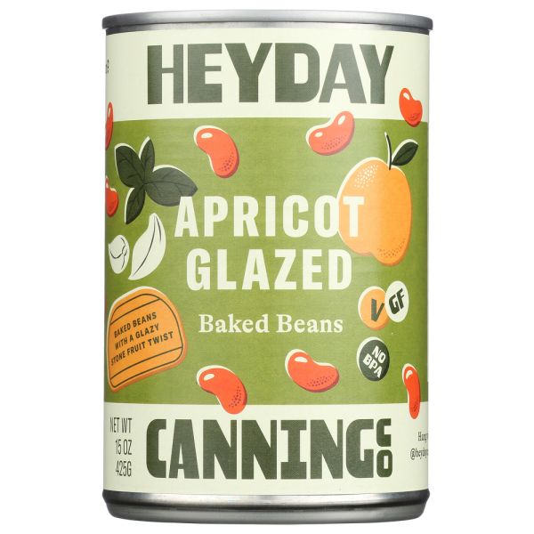 HEYDAY CANNING CO: Apricot Glazed Baked Beans, 15 oz