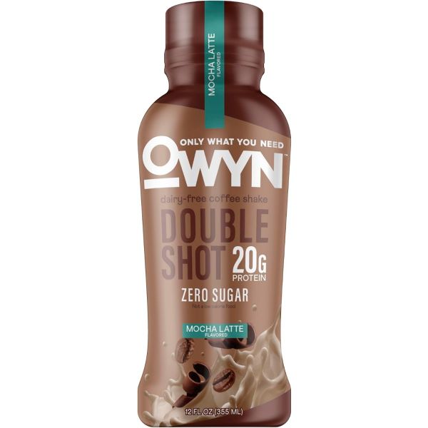 OWYN: Mocha Latte Doubleshot Protein Coffee Shakes, 12 fo