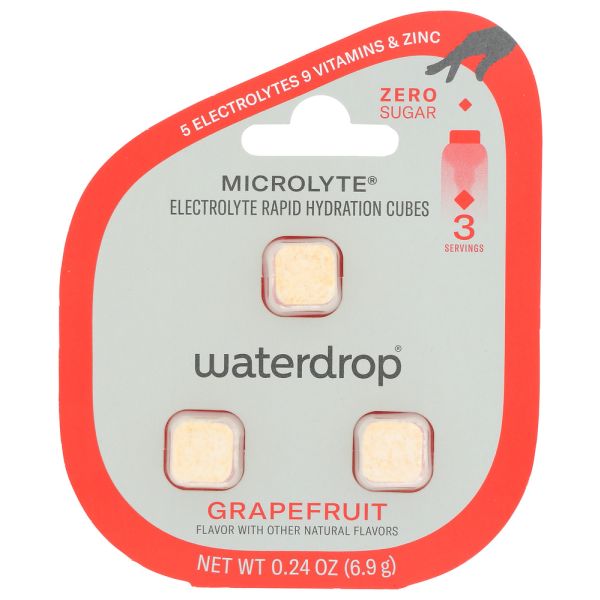 WATERDROP: Microlyte Grapefruit 3pk, 0.24 oz