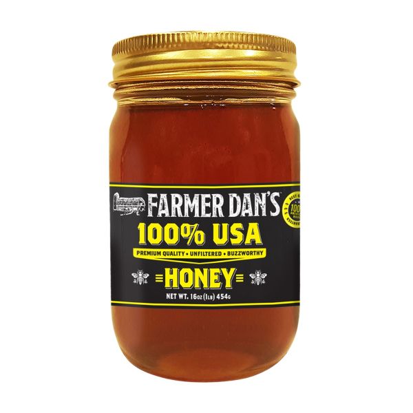 FARMER DANS: 100 Percent USA Honey, 16 oz