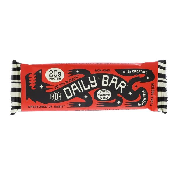 DAILY BAR: Chocolate Peanut Butter Banger Protein Bar, 2.4 oz