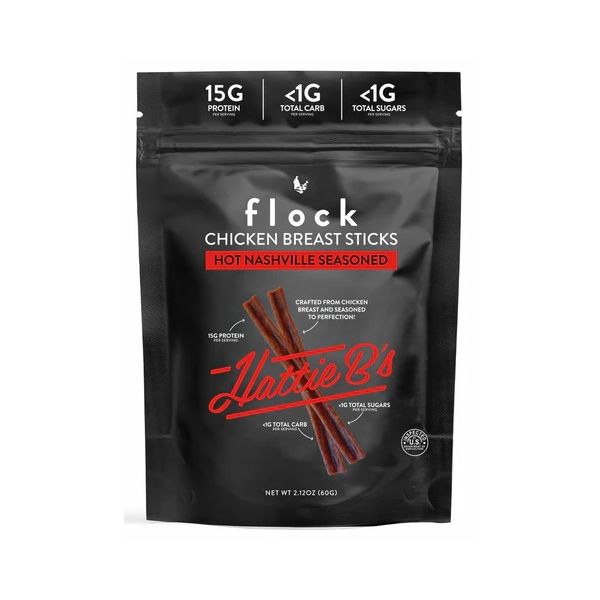 FLOCK: Hattie B's Chicken Breast Sticks, 2.12 oz