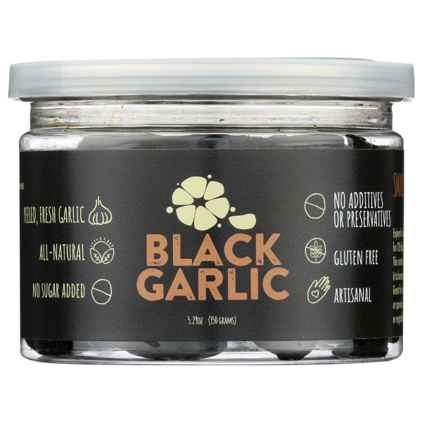 SMALL EARTH FOODS: Sea Salt Black Garlic Cloves, 5.29 oz