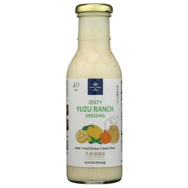 KUZE FUKU AND SONS: Zesty Yuzu Ranch Dressing, 13.4 oz