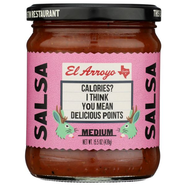 COZUMEL PACKAGED FOODS LLC: El Arroyo Delicious Points Medium Salsa, 15.5 oz