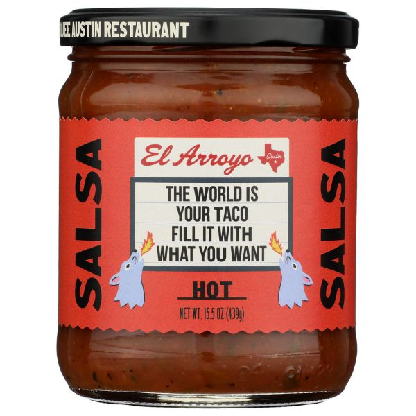 COZUMEL PACKAGED FOODS LLC: El Arroyo Hot Salsa, 15.5 oz