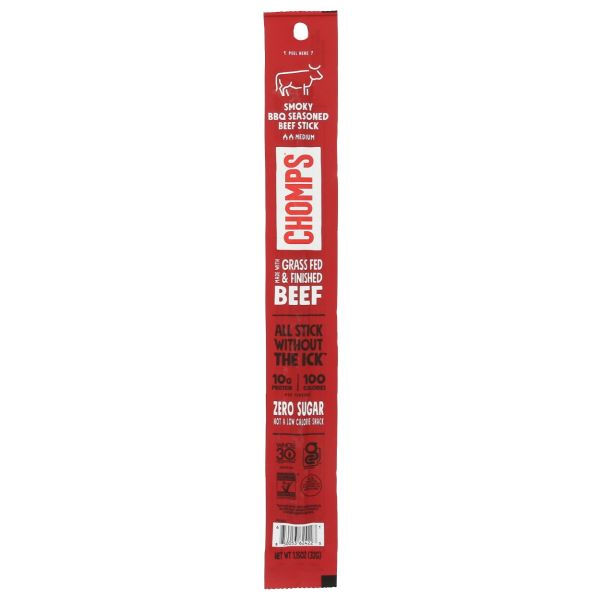 CHOMPS: Smoky Bbq Beef Sticks, 1.15 oz