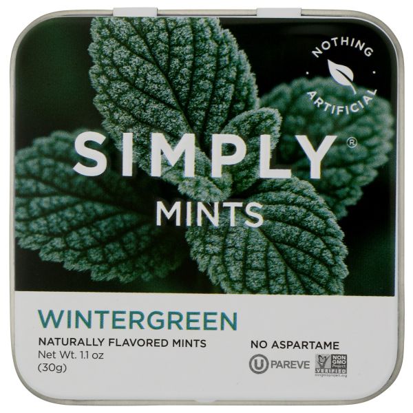 SIMPLY: Wintergreen Mints, 1.1 oz